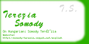 terezia somody business card